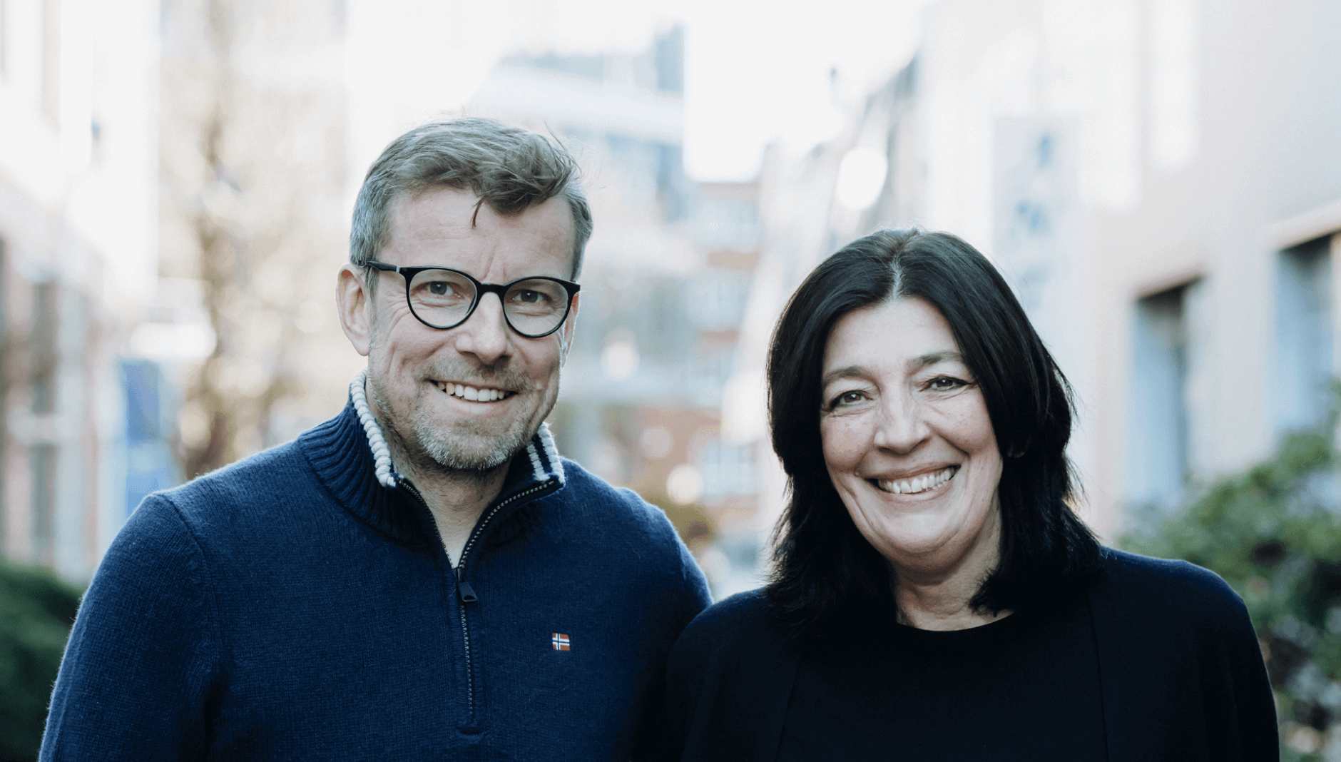 Die beiden Gründer*innen Svantje Rudloff und Alexander Böker.